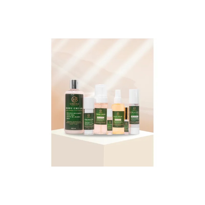 Kit Ácido Hialurónico+cremahumectante+serum Piel Grasa 7pza