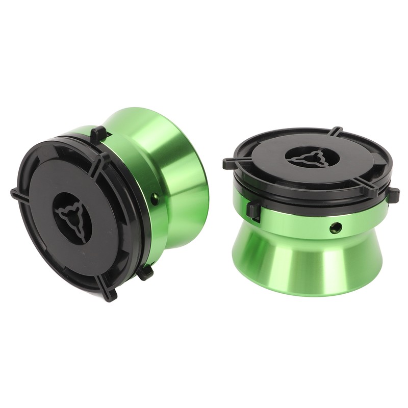 1 Pair 10 Inch Opener Polished Aluminum NAB Hub Adapters