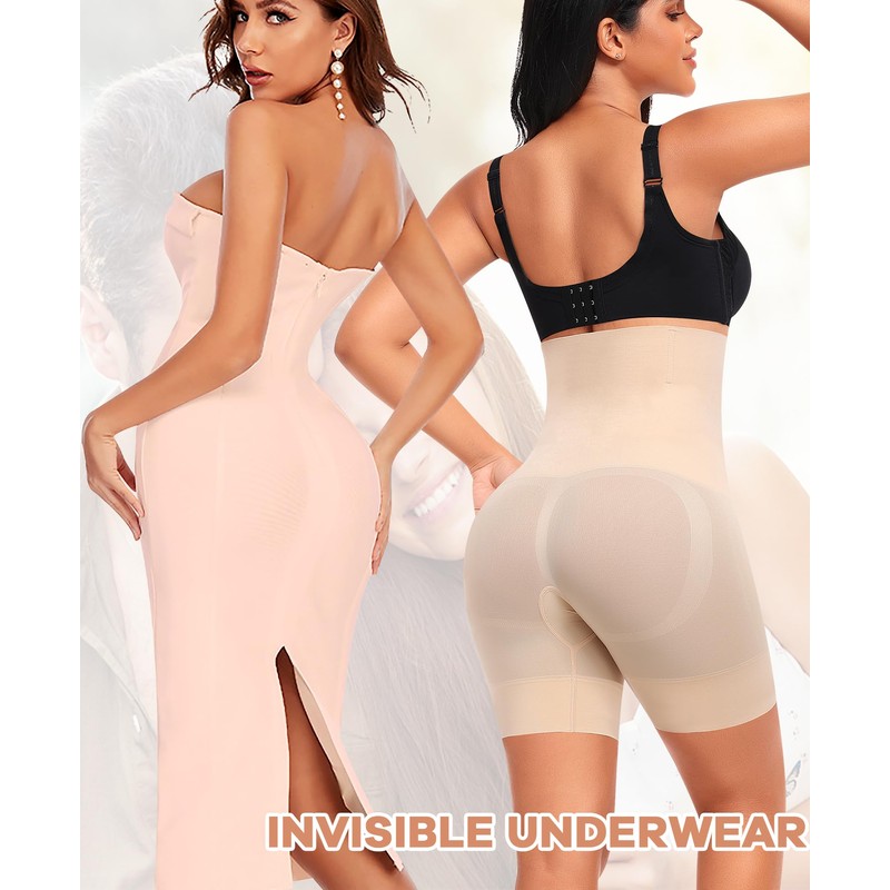 Werena Tummy Control Shapewear Shorts for Women Seamless High Waisted