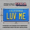 National Lampoon's Vacation | LUV ME | Metal Stamped License