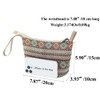 BBORGDC Original Design Jacquard Wristlet Wallet - Large Capacity Clutch