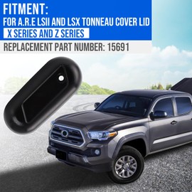 AUTOVIC Replacement Palm Handle for LSII and LSX Tonneau Lid X-Series and Z-Series Camper Shell Bed Cover Replaces for 15691, Upgrade Aluminum Truck Tonneau Cover and Truck Cap Handle with Screw