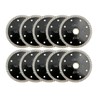 SHDIATOOL Super Thin Diamond Turbo Blade 10PCS 4-Inch Cutting Disc