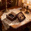 UNICRAFTALE 1Pc Tree Of Life Wooden Keepsake Box 9x9x6.1cm