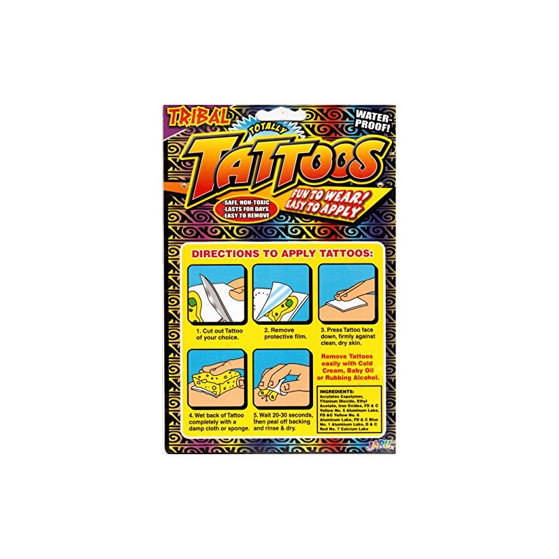 Tribal Totally Tattoos (2 sheets)
