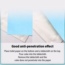 Pack of 50 Disposable Nail Art Desk Mat Placemats Waterproof Tattoo Tablecloth Nail Art Placemats for Tattoo Manicure Eyelashes (Blue)