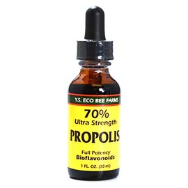 YS BEE FARMS Organic 70% Ultra Strength Propolis, 1 OZ