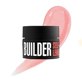 K Professional Builder Gel - Self Level - Nail Modelling - UV LED - Nail Extension - Gel Builder - Beige Shiny - 13 g