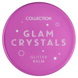 Collection Cosmetics Crystals Glitter Balm, Festival Glitter Makeup, Light-Weight Formula –No Need for Glue, Pinkie Promise