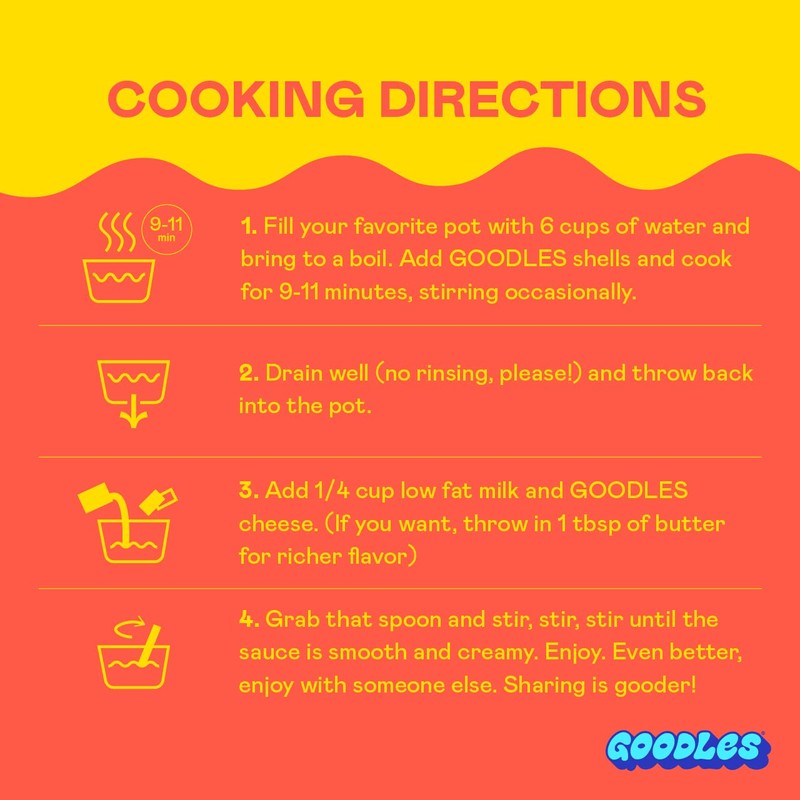 Goodles Shella Good Mac & Cheese 4 Pack, 6oz -
