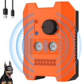 Antibell für Hunde, 3 Ebenen Ultraschall Anti Bell Gerät, 33Ft Anti-Bell-Gerät, Auto-Anti Bell Gerät Hunde, 100% Sicher und Effektiv Sicher Hundebellen Stoppen, Ultraschall-Anti-Bellgerät Hundebellen