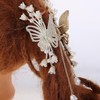 Baluue Claw Clips for Women Metal Hairpin Rhinestone Pearl Butterfly