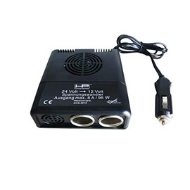 HP Autozubehör 20118 24/12V 8A High Efficiency Vehicle Powered Pure Sine Wave Power Inverter, Black, 2 Pack