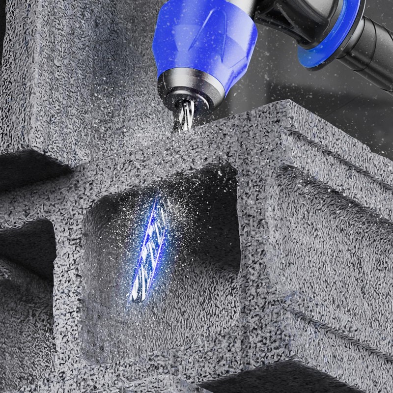 BULLITT 6 Pcs Masonry Drill Bits, PGM Certificated Concrete Drill