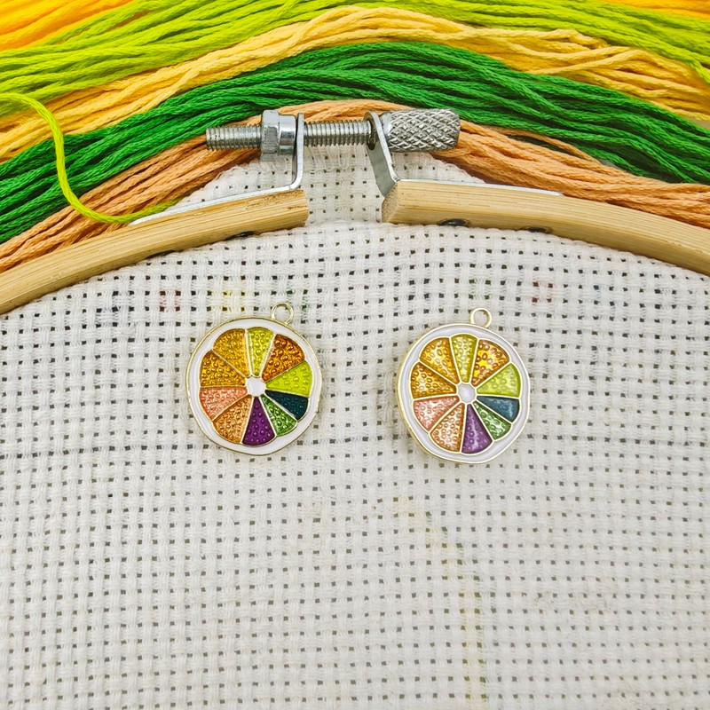 Lemon Needle Minder Magnet, Magnetic Needle Holder for Embroidery Needlework,Cross
