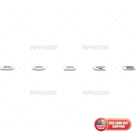Mopar 14-23 Dodge Durango Chrome DODGE Liftgate Tail Light Nameplate Badge Mopar