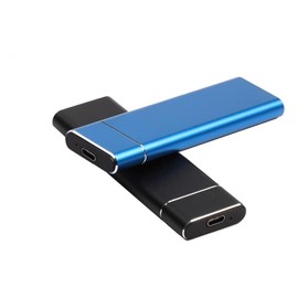 Unidad de Estado sólido móvil Tipo C de 1 TB Interfaz USB3.1 portátil SSD Unidad de Estado sólido de aleación de Aluminio a Prueba de Golpes Negro