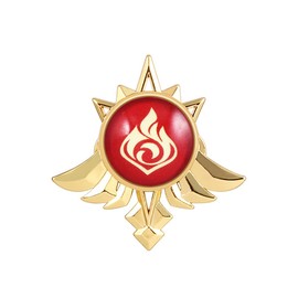 Genshin Impact Vision Brooch Pins (Pyro)