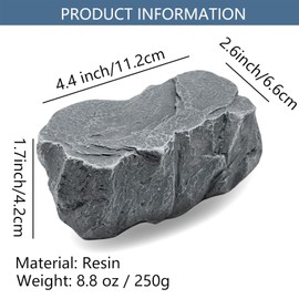 Artificial Stone Key Outside Hide Key Holder for Outdoor Safe for Outdoor Key Hiding Container Secret Safe Key for Geocaching Garden Yard Home Accessories