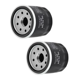 AHL Oil Filter 1WD-E3440-00 For Yamaha ATV YFM350 400 450 550 660 700 FJR1300 MT-03 07 09 10 XSR700 900 XT1200 XV1900 XVS950 1300 YZF-RA R3 R6 R7 XP530 560 VX1100 YXE700 850 YXF850 YXM700 YXR700,2pcs