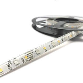 LIGHTEU® 12V RGBW LED Light Strip, 5M Flexible Non-Waterproof RGB + White 300 LEDs Color Changing Light Bar (RGBW) 15ft