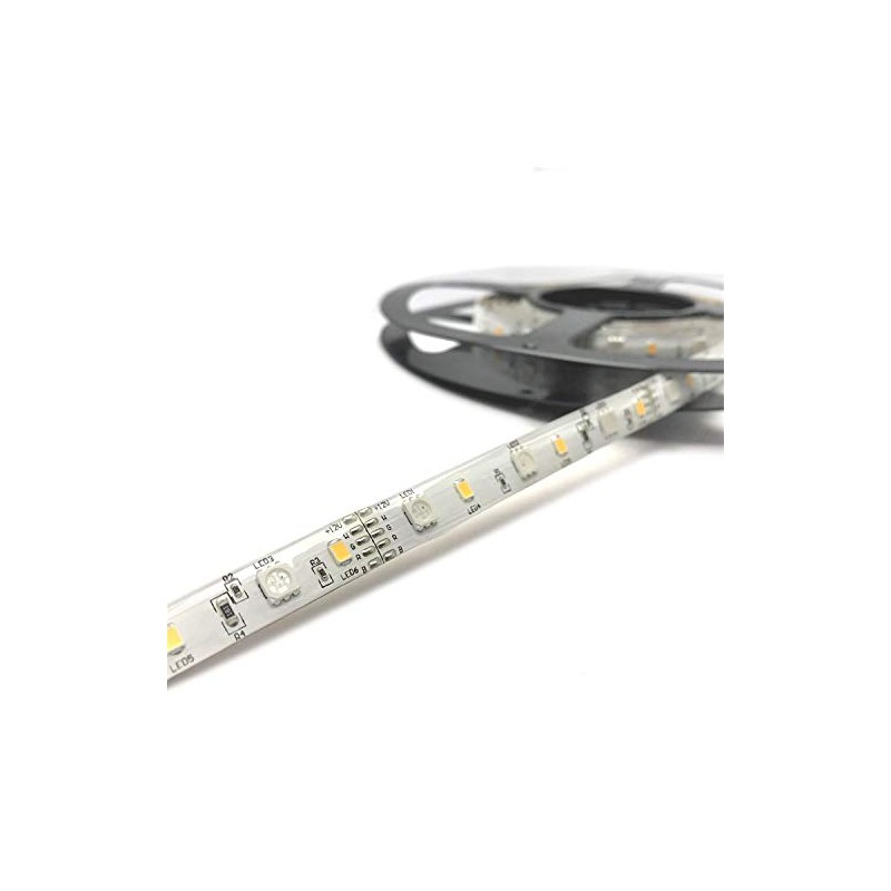 LIGHTEU® 12V RGBW LED Light Strip, 5M Flexible Non-Waterproof RGB