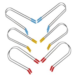 Healeved 24Pcs Hot Roller Securing Clips for Hair Curlers Replacement Clips for Hot Rollers Durable Comfortable Pins for Home Salon Use for Styling Setting Curls