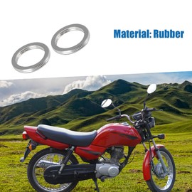 A ABSOPRO 30mm ID 40mm OD Motorcycle Exhaust Muffler Pipe Gasket (Set of 2)