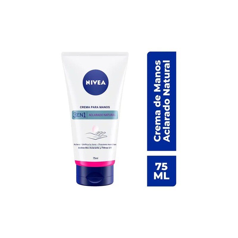 Nivea Crema de Manos Antimanchas Aclarado Natural, 75ml