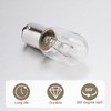 Verplexter Incandescent Light Bulb, 1- Pack 15W, T7 Clear, 110