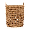 Creative Co-Op Round Water Hyacinth Baskets, Set of 2