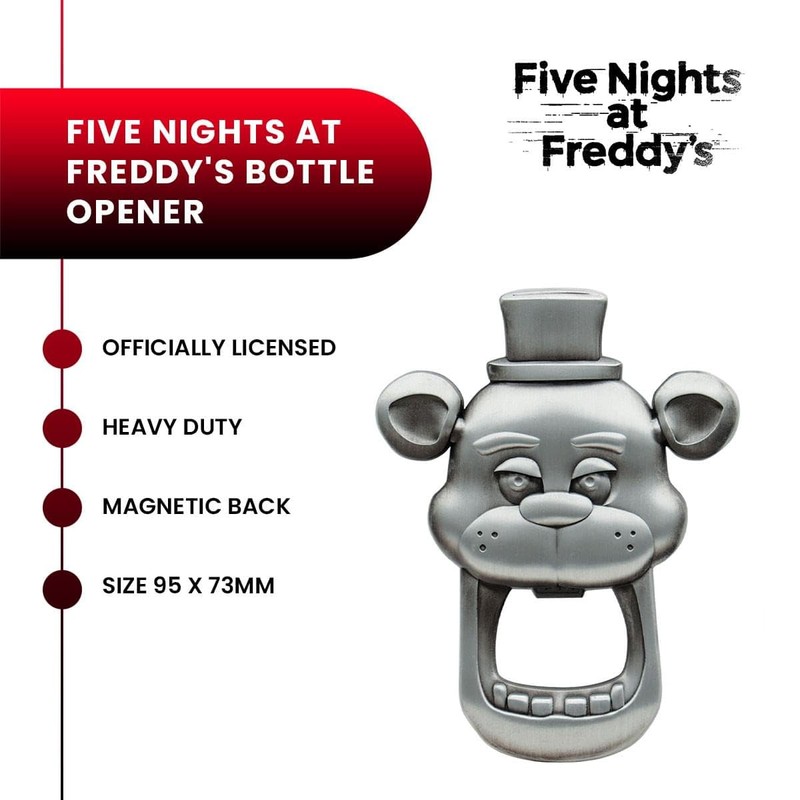 Five Nights at Freddy's Metal Magnetic Bottle Opener – Heavy