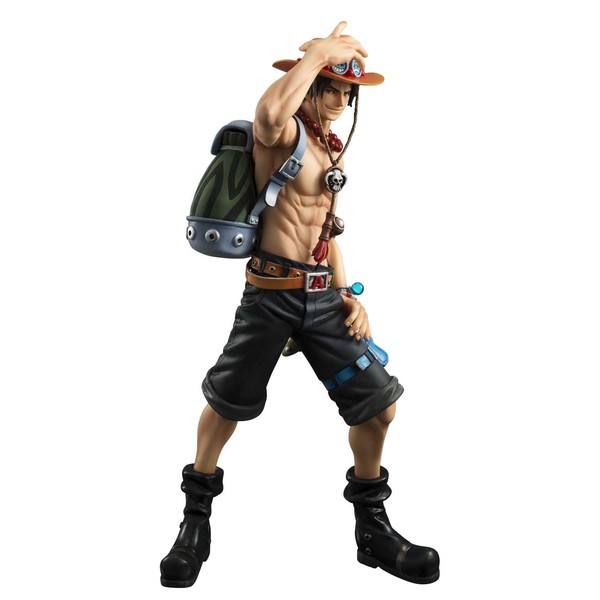 Portrait Of.Pirates One Piece NEO-DX Portgas D Ace 10th LIMITED Ver. Approx. 9.1 inches (230 mm) ABS & PVC Painted Finished Figure
