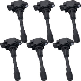 Automotive-leader 6Pcs 22448-EY00A Ignition Coil Packs for 2009-2016 Nissan 370Z 3.7L-V6, for Infiniti Q70 QX70 Q70L QX50 Q40 Q50 Q60 EX37 FX37 FX50 G37 M37 M56 Coil Assembly Ignition 5C1788 UF617