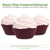 Regency Wraps Greaseproof Professional Grade Baking Cups, Pack of 40,