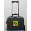Looking at Sheltie Sable Dog Sticker Green Back MK-2