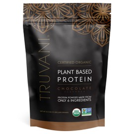 Truvani Vegan Pea Protein Powder | Chocolate | 20g Organic Plant Based Protein | 18 Servings | Keto | Gluten & Dairy Free | Low Carb | No Added Sugar