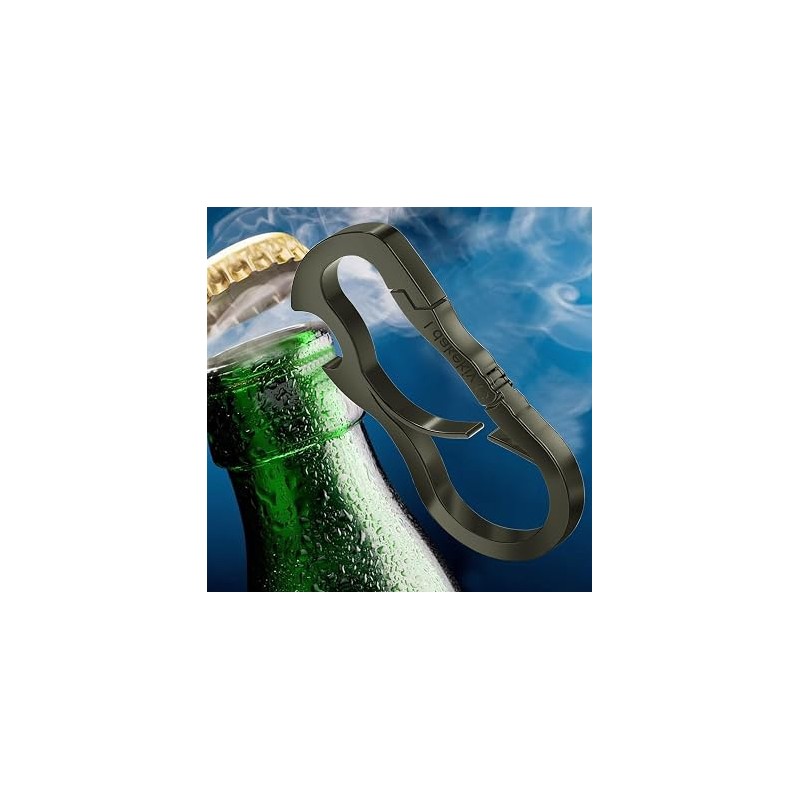 Idakekiy Full Stainless Steel Anti-Lost Keychain Carabiner Mutil Function Home