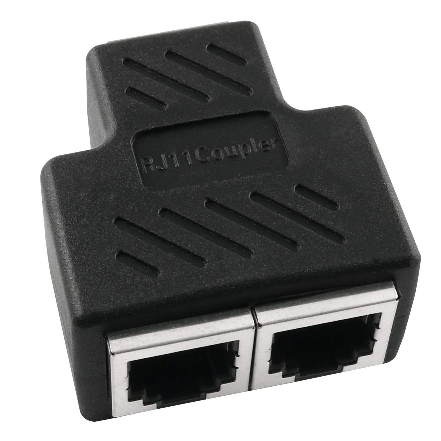 AXLIZER Telephone Splitter 1 to 2 RJ11 6P4C Wall Jack Plug RFAdapter ...