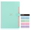 KONVINIT Expanding File A4, Document Folder Expandable Organiser with 5