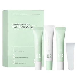 Hair Remover Set, Hair Remover Cream, Smooth Serum, Smooth Gel (1)