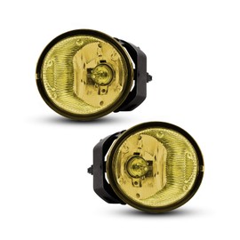 AUTOWIKI Driving Fog Lights for 00-03 Nissan Sentra/ 01-04 Frontier/ 00-01 Maxima/ 02-04 Nissan Xterra 2PCS Yellow Lens Driving Fog Lamps + Switch + Wiring Kit