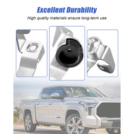 OCHIKI Rear Tailgate Hinge Assembly Fit for Toyota Tundra 2007-2023 Replace 66120-0C020 66110-0C020 661200C020 661100C020, Left Driver & Right Passenger Side, 1 Pair