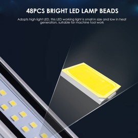 24V 12W LED Tube Light, CNC Machine Work LED Shop Lights with IP67 Waterproof, Explosion Proof, Aluminum Alloy Industrial Light