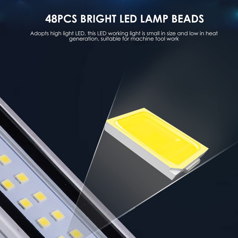 24V 12W LED Tube Light, CNC Machine Work LED Shop