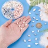 PH PandaHall 405pcs 3 Styles Natural Conch Shell Beads, 0.2~0.5