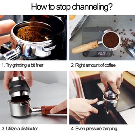 Bottomless Portafilter 54 mm Compatible with Sage/Breville Barista Series 870/878/880 Espresso Coffee Espresso Machines (ABS Handle)