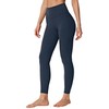 Ewedoos Women's Blue Modern Skinny High Waisted Compression Leggings with