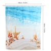 Beautiful Beach Scenery Shower Curtain Waterproof Mildew Proof Print Bath