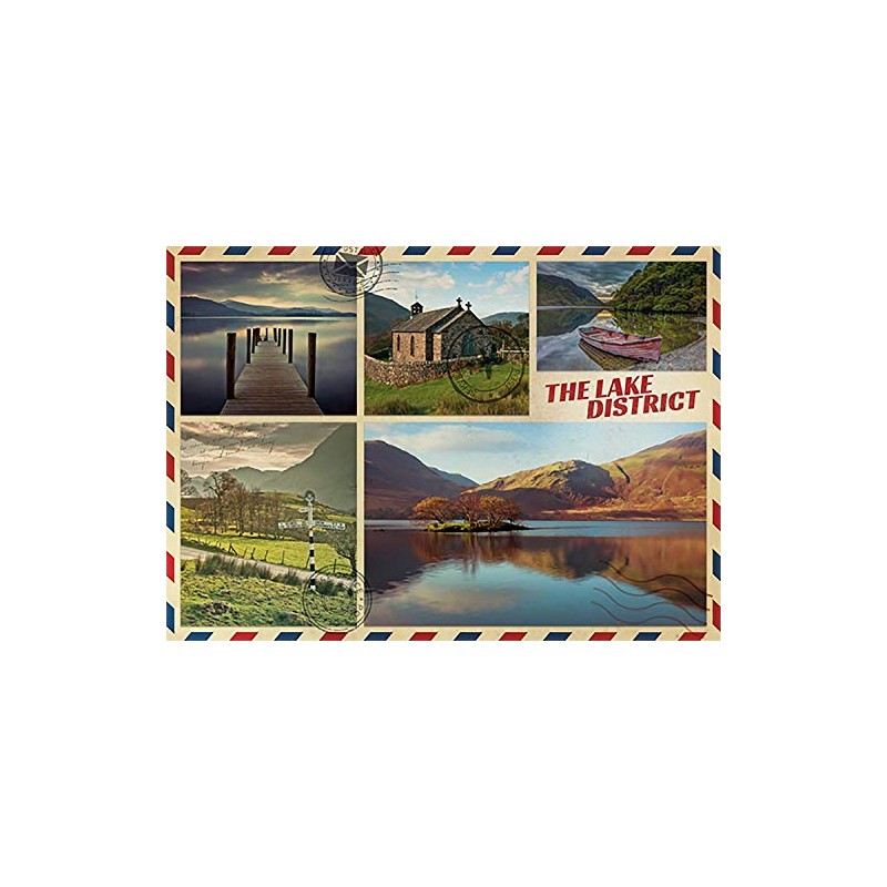 Greetings From The Lake District, 1000 Piece Jigsaw Puzzle